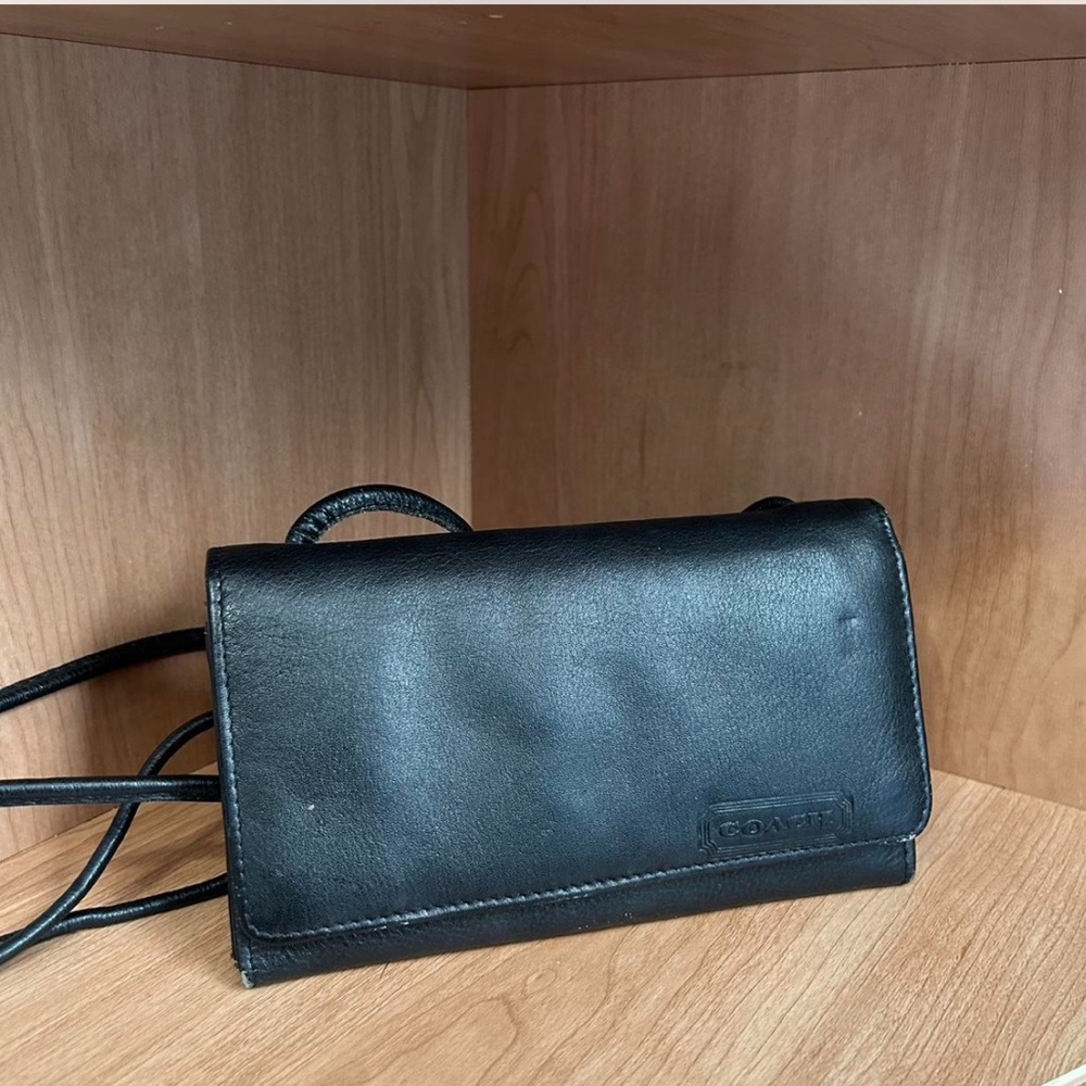 Coach Black Wallet Bag
